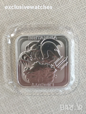 1 oz 999 чисто сребро The Royal Mint Bar - Britannia and Liberty, снимка 5 - Нумизматика и бонистика - 53368717