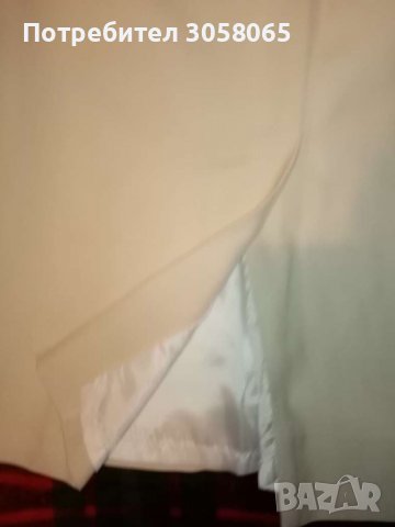 Бяла дълга пола с вълна и подплата S M L , снимка 3 - Поли - 36774455