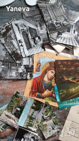 Стари картички от различни туристически дестинации, видни личности, с детски сюжет и писма. , снимка 4 - Антикварни и старинни предмети - 53344436