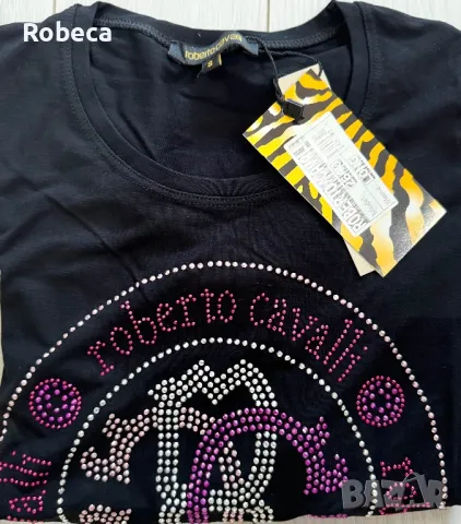 Roberto Cavalli блуза, снимка 4 - Блузи с дълъг ръкав и пуловери - 48610851