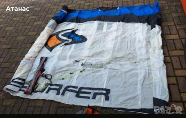 Кайт Flysurfer Pulse 2 14m + бар, снимка 4 - Зимни спортове - 56478002