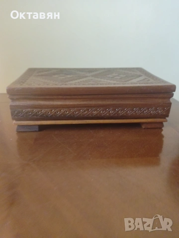 Дървена кутия за сигари/табакера, снимка 7 - Антикварни и старинни предмети - 53931615