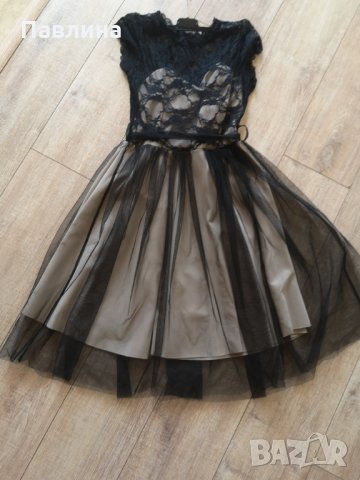 Официална рокля с тюл