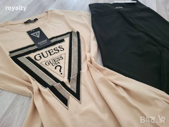 Guess памучни дамски тениски , снимка 3 - Тениски - 49486257