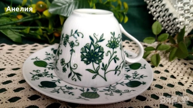 Seltmann Weidenen Bavaria зелен лук , снимка 3 - Чинии - 51546454