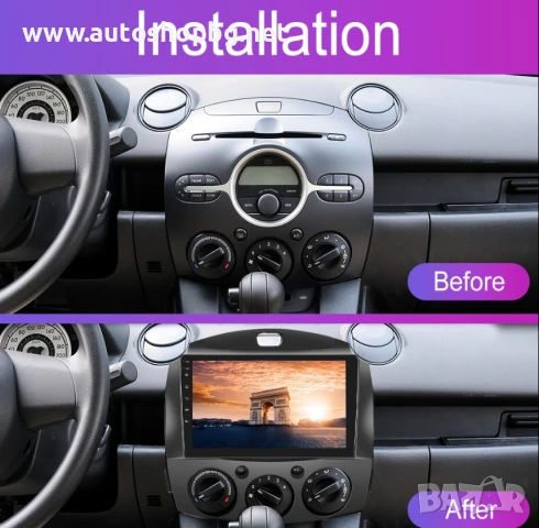 Android Навигация за MAZDA 2 2007-2014