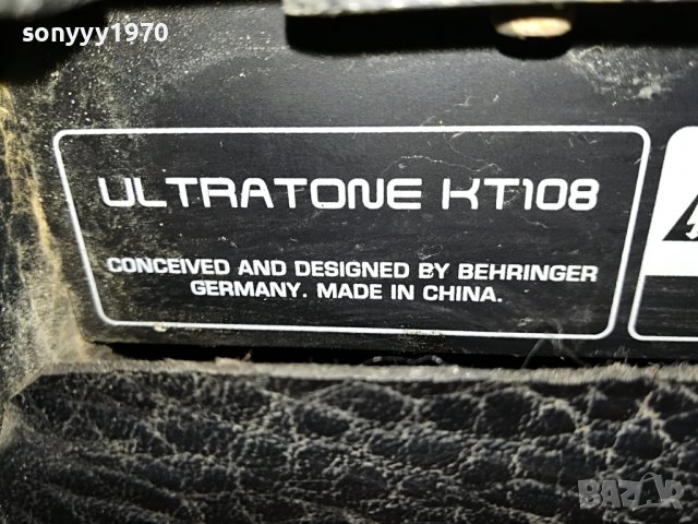 BEHRINGER KT108 ULTRATONE-ВНОС GERMANY L0906221842, снимка 16 - Ресийвъри, усилватели, смесителни пултове - 37034757
