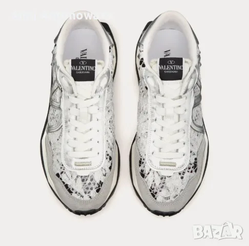Valentino Garavani-Lacerunner Silver , снимка 2 - Маратонки - 55942018