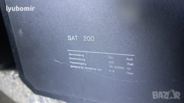 Sat-200 Немски тонкалони с 6,5 инчови баси., снимка 8 - Тонколони - 51837341
