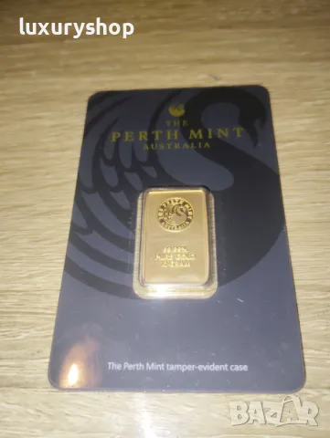 БЕЗПЛАНА ДОСТАВКА! Златно кюлче 10 грама Perth Mint, снимка 12 - Други ценни предмети - 49768037