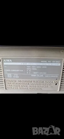 Касетофон Aiwa CS 200, снимка 6 - Радиокасетофони, транзистори - 56233058
