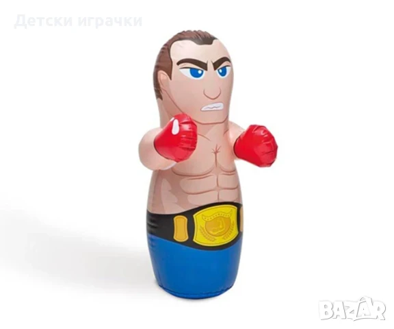 Надуваема играчка боксова круша INTEX 3-D Bop Bags, 91 х 51 см, снимка 5 - Надуваеми играчки - 51108371