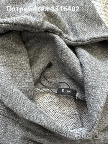 Дамска туника с качулка, размер S/M, снимка 3 - Рокли - 49513622