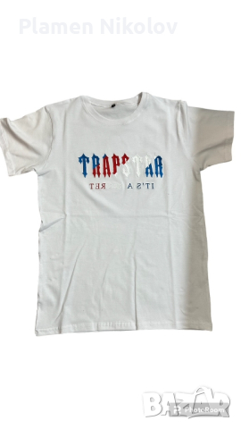 Тениска TRAPSTAR черна, бяла или тъмно синя, снимка 3 - Спортни дрехи, екипи - 39943806