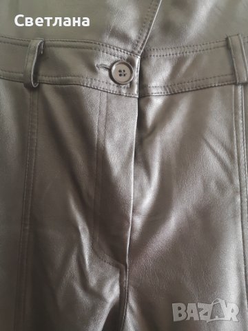 Нов кожен панталон , снимка 1 - Панталони - 42133079