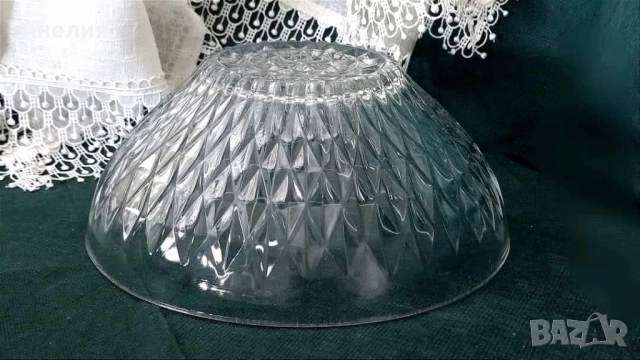 Фруктиери, чаши, за лед релефно стъкло, снимка 8 - Чинии - 51765927