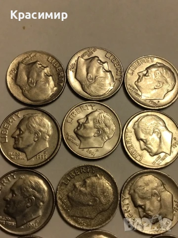 ОNE DIME 1962-1993 г., снимка 3 - Нумизматика и бонистика - 51161149