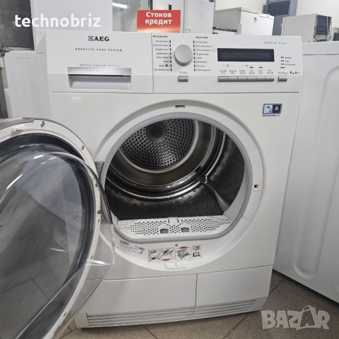 Немска инверторна сушилня AEG Protex Plus A+++ 8кг - ГАРАНЦИЯ, снимка 4 - Сушилни - 52827522