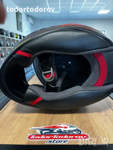 Мото Каска SHOEI NXR TC-8 Flagger размер S 55-56 см,като нова,плака,подбрадник 175 €, снимка 5 - Аксесоари и консумативи - 56139072