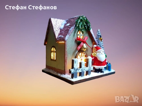 Снежна Коледна украса, снимка 2 - Други - 52251359