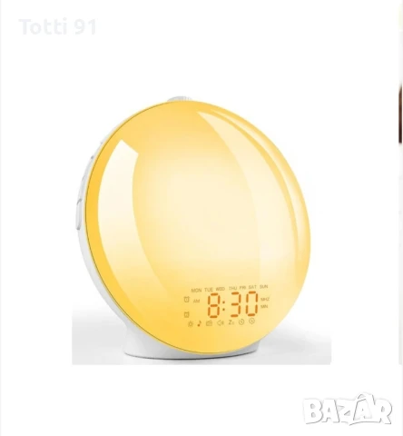 Нощна лампа Foryond,20 нива на яркост,7 естествени звука,FM ра