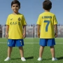 Детски, Мъжки екипи Ronaldo CR7 / Роналдо АЛ НАСЪР / AL NASSR с ИМЕ и НОМЕР по избор - 3 ЦВЯТА!, снимка 1