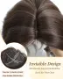 Премиум Дамска перука (Hair Topper) MORICHY – 40 см (16 инча), снимка 4