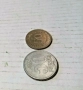 Лот от две монети немски пфениг - от 1950 и 1958г, снимка 5