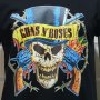 Нова мъжка тениска с дигитален печат на музикалната група GUNS N'ROSES, с череп, снимка 2