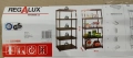Стелаж Regalux 187×90×60 см – пластмасов (PVC) с дефекти, снимка 2