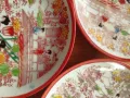 6 чинийки с гейши - леки забележки по декора, едната чукната на долния ръб , снимка 7