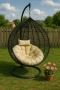 Градинска висяща люлка тип гнездо,яйце–Промоция!, снимка 1