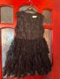 Официална черна рокля , снимка 1 - Детски рокли и поли - 44614895