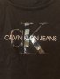 Calvin Klein Дамски черен къс потник, снимка 3