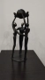Винтидж декоративна статуетка "Три фигури" с модернистичен дизайн. Метал , снимка 6
