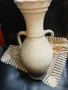 Висока ръчно рисувана керамична вазa, снимка 3
