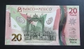 Мексико.
Юбилейна.
20 песо.
2021година.
UNC. Полимер., снимка 1
