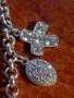 сребърна гривна с талисманчета , снимка 12