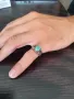 Мъжки Сребърни Пръстени с Естествени Камъни, снимка 4