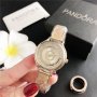Луксозен дамски стилен ръчен часовник Pandora Пандора с камъни Swarovski, снимка 3