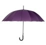 Чадър бастун за дъжд Автоматичен лилав 93 см, снимка 2