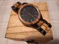 Дървен мъжки ръчен часовник, снимка 1