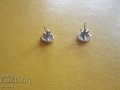 Уникални сребърни обеци обици емайл и камъни сребро 925, снимка 3