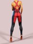 The Superhero Costume цяло боди за фитнес , размер М , снимка 6