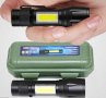 Мощен джобен LED фенер USB зареждане, снимка 1 - Други - 38322342