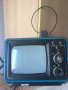 Малък телевизор портативен старинен черно бял, снимка 1