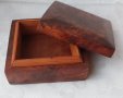 Кутия от птичи явор или нещо подобно и дървена кутия за цигари, снимка 2