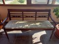 Ретро дървена пейка масив , снимка 12