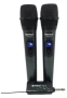 Комплект 2 бр. универсални динамични безжични микрофони WG-22,предавател-приемник, снимка 4