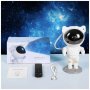 Астронавт звезден LED проектор Izoxis, Нощна лампа за деца, 360 настройка, Дистанционно, Бял, снимка 9